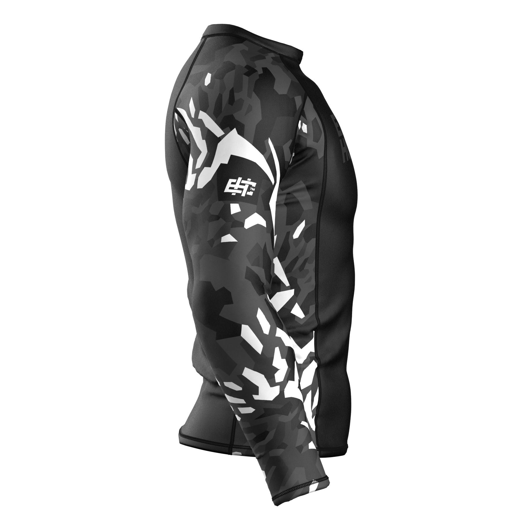 Extreme Hobby Rashguard długi rękaw Black Panther Czarno-Biały