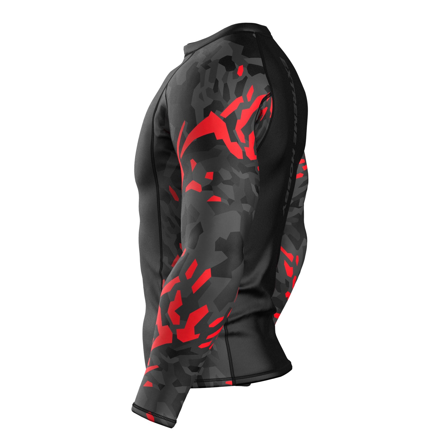 Extreme Hobby Rashguard długi rękaw Black Panther Czarno-Czerwony
