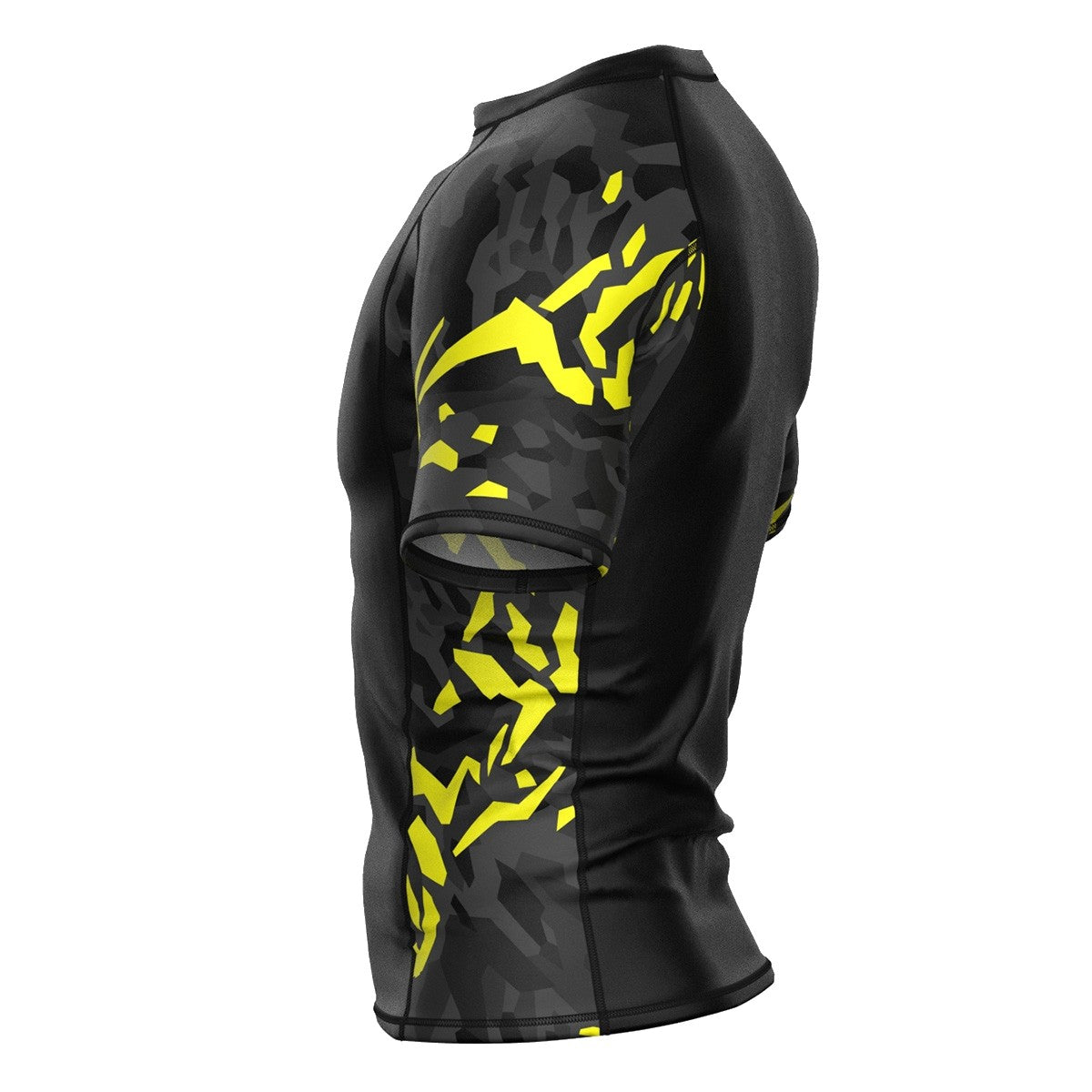 Extreme Hobby Rashguard krótki rękaw Black Panther Czarno-Żółty