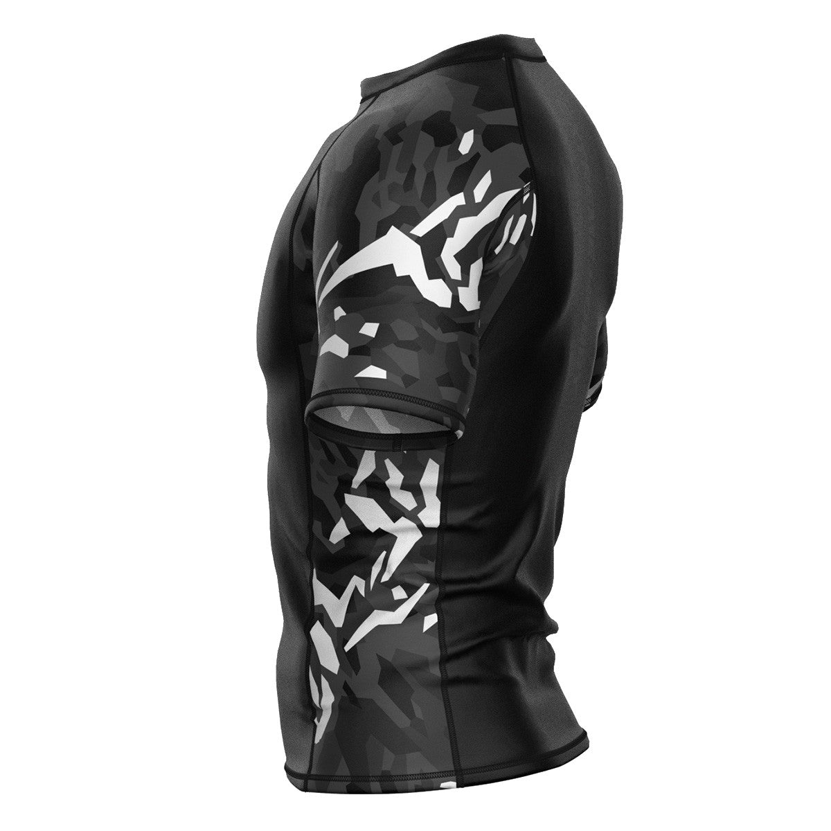 Extreme Hobby Rashguard krótki rękaw Black Panther Czarno-Biały
