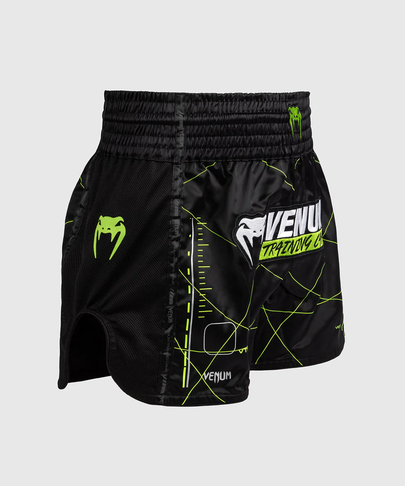 Venum Spodenki Muay Thai Training Camp 4.0 Black/Neon Green