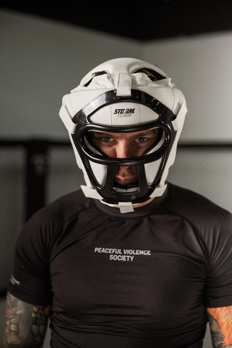 StormCloud Kask Bokserski HG1 z kratką Czarny