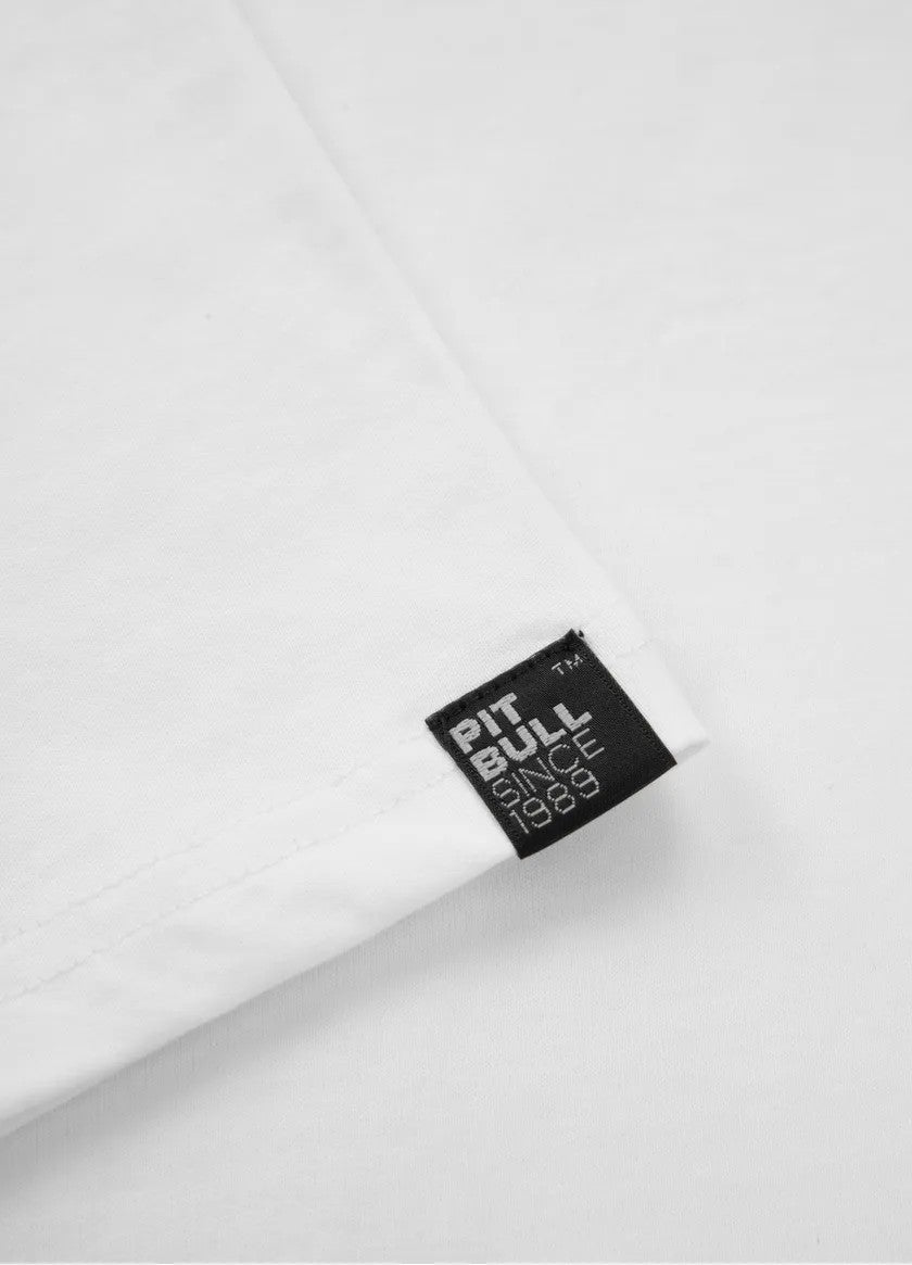 Pitbull T-shirt Bawełniany No Logo Biały