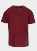 Pitbull T-shirt Bawełniany No Logo Burgundowy