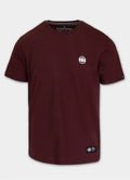 Pitbull T-shirt Small Logo Dark Burgundy