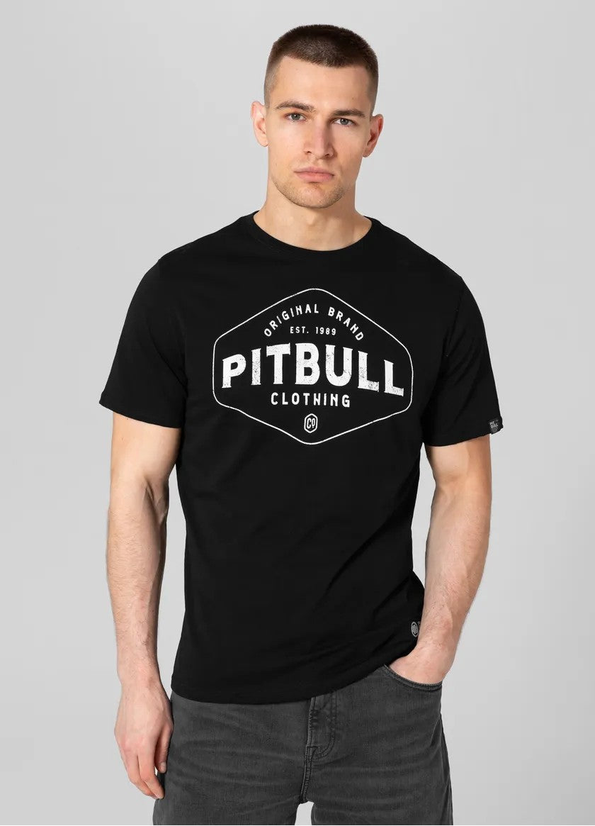 Pitbull Lekka bawełniana koszulka Pitbull Co. Czarna