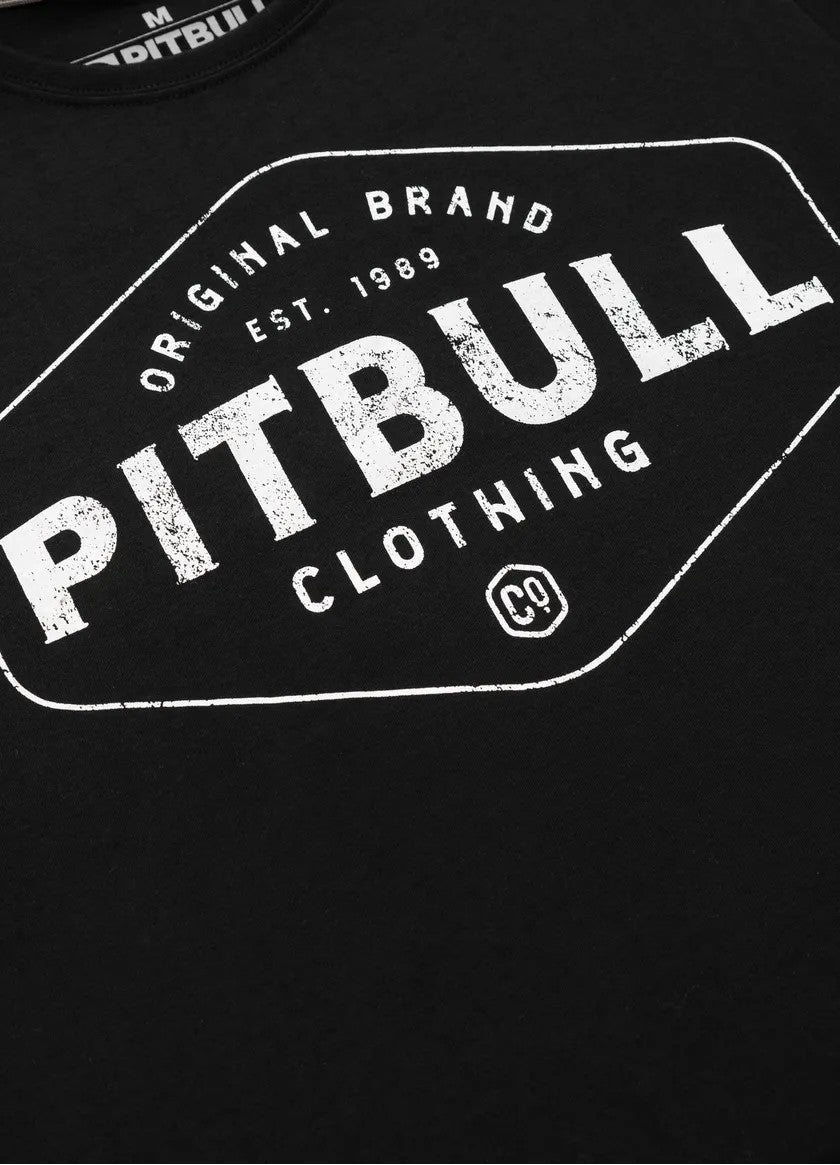 Pitbull Lekka bawełniana koszulka Pitbull Co. Czarna