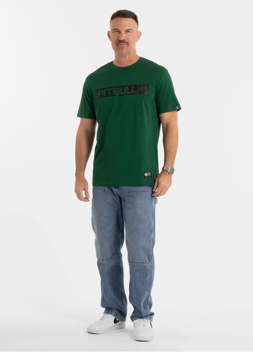 Pitbull T-shirt bawełniany Hilltop Zielony