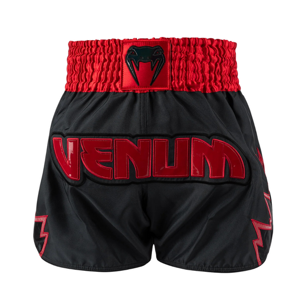 Venum Spodenki Muay Thai Inferno Czarno-Czerwone