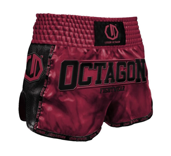 Octagon Spodenki Muay Thai Legion Future Premium Bordowe