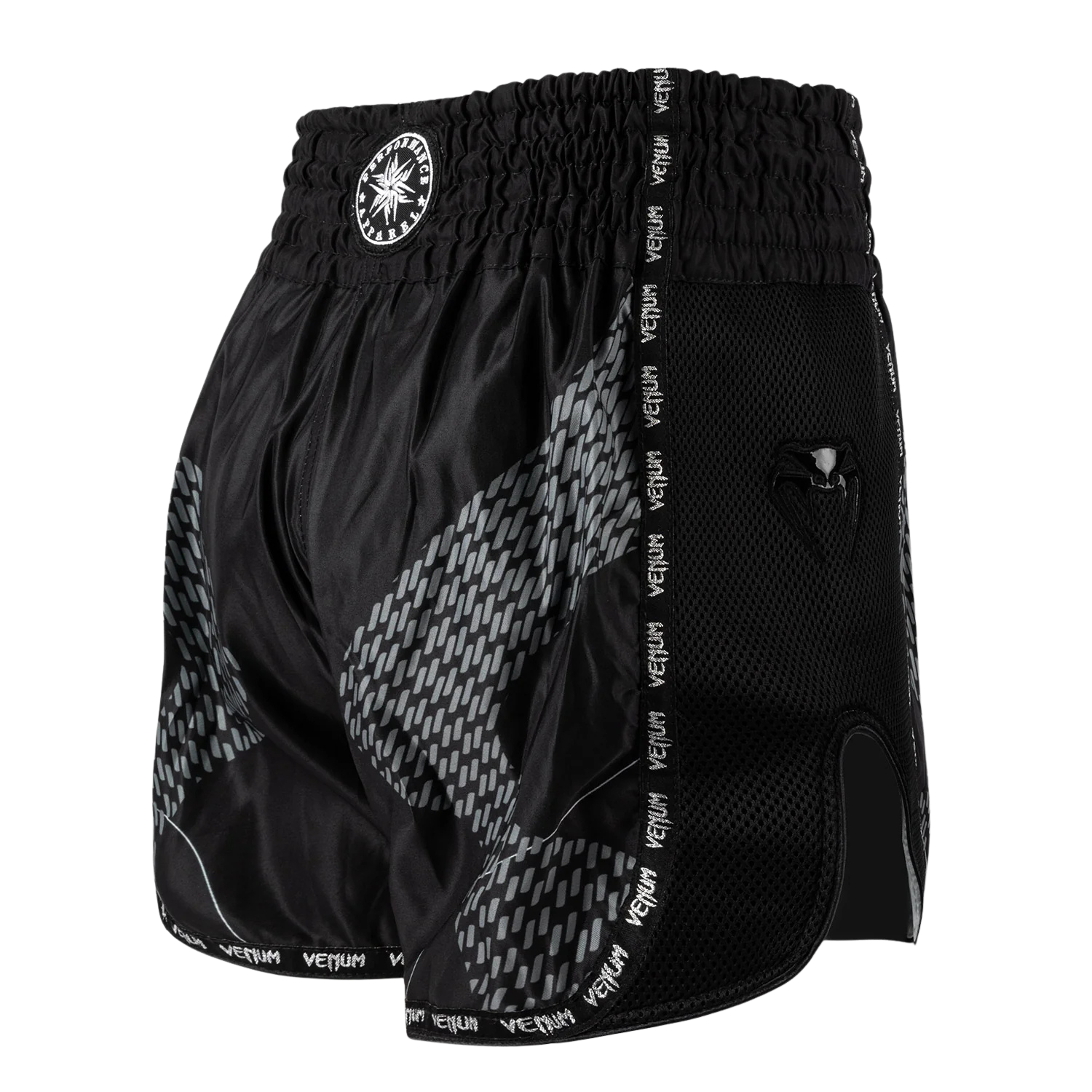 Venum Spodenki Muay Thai Nexus Czarne/Srebrne