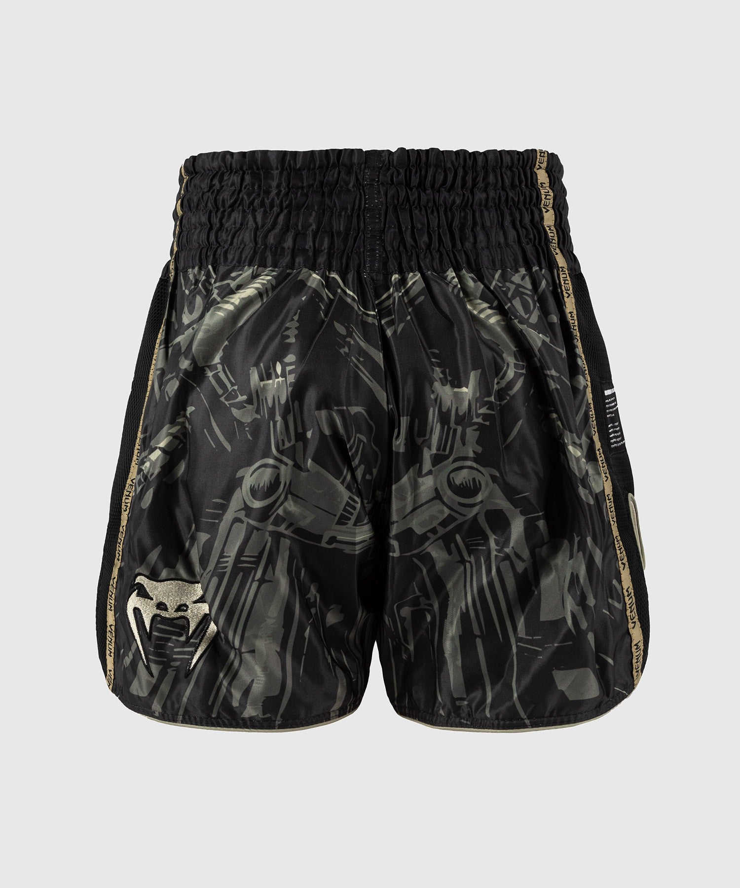 Venum Spodenki Muay Thai Invader Czarne/Piaskowe
