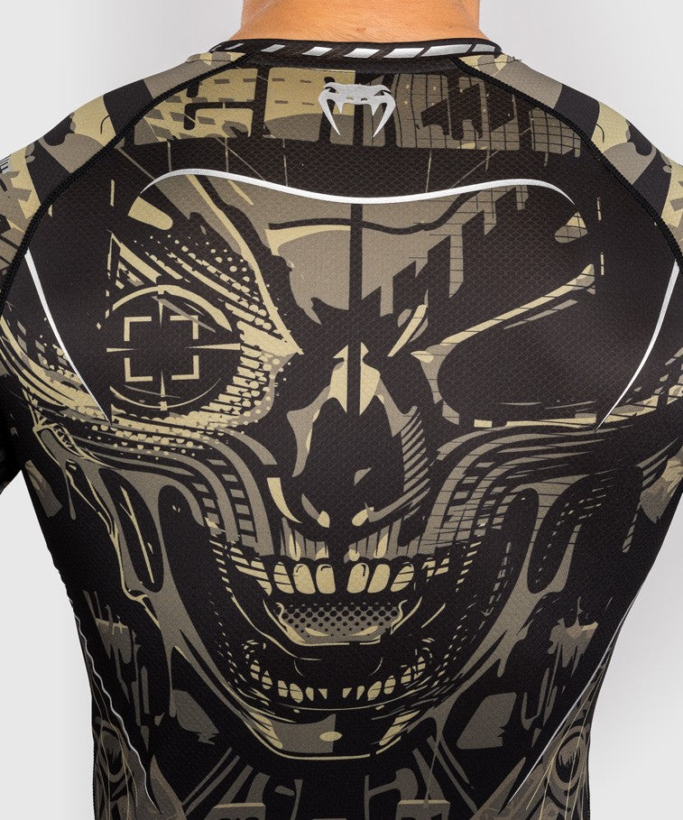Venum Rashguard Męski Invader Długi Rękaw Czarny/Piaskowy