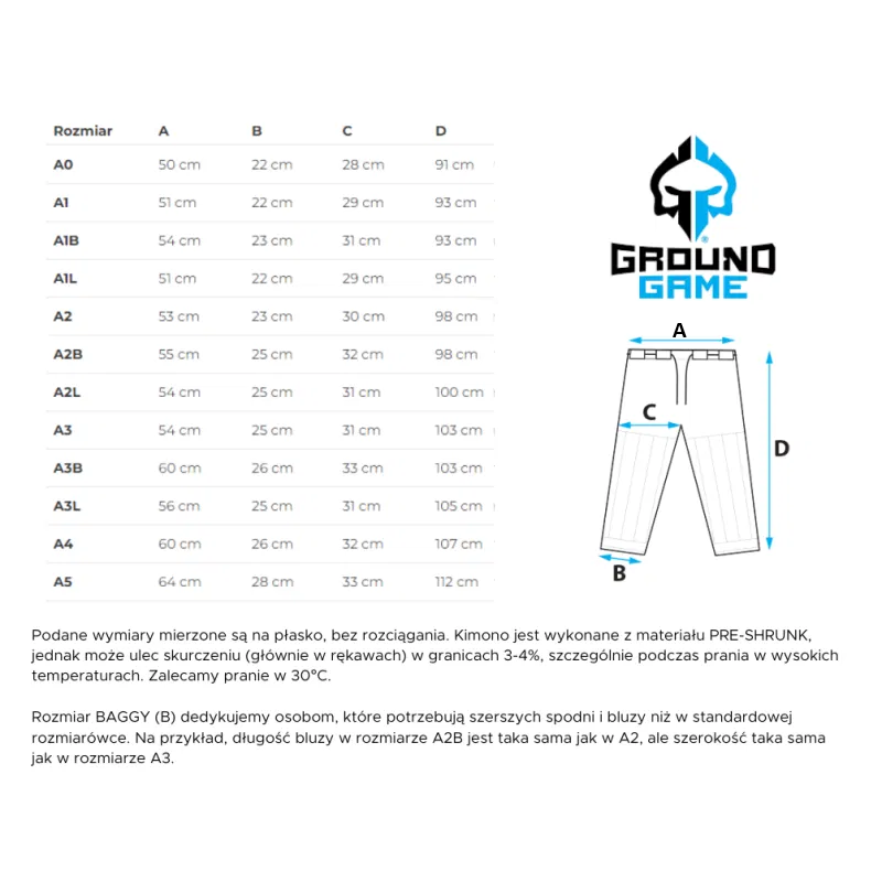 Ground Game Kimono/Gi BJJ Męskie Champion 3.0 Białe
