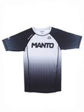 MANTO Rashguard Męski Krótki Rękaw RANK Biały