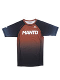 MANTO Rashguard Męski Krótki Rękaw RANK Brązowy