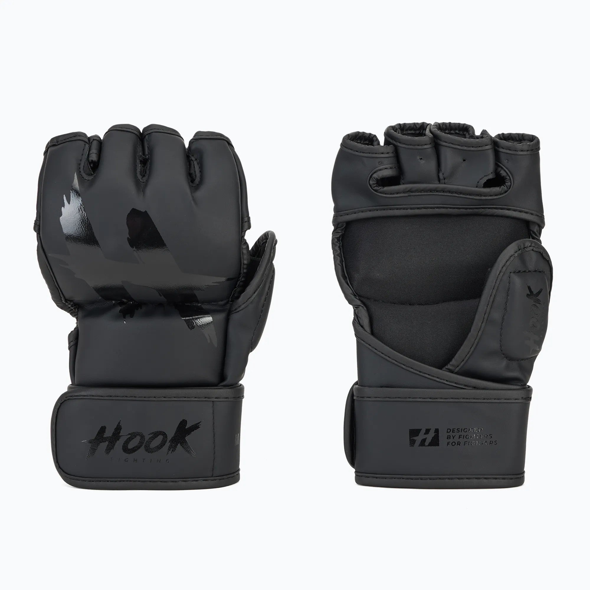 HOOK FIGHTING Rękawice do MMA Ready To Fight Czarne 4oz