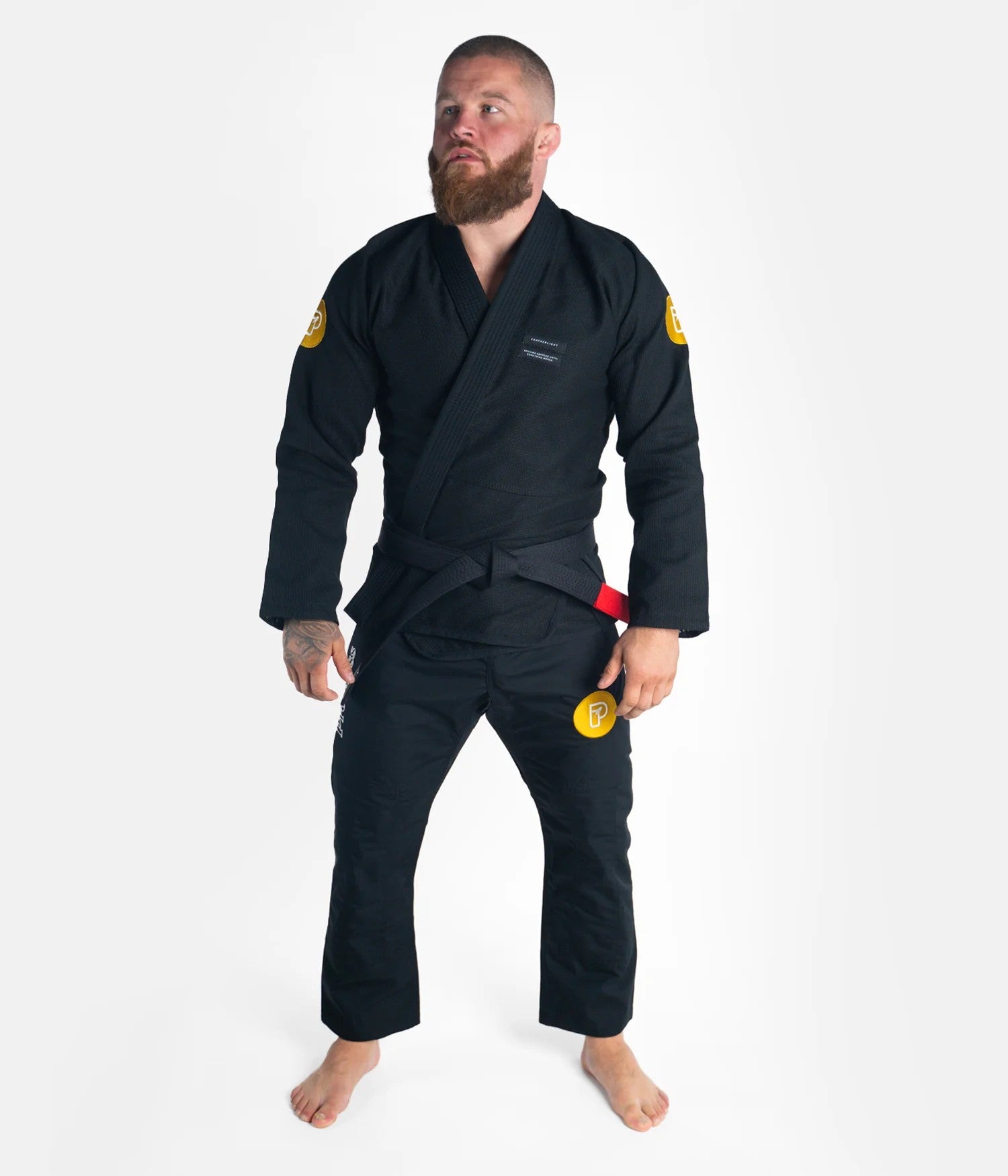 Progress Kimono/Gi BJJ Męskie Featherlight Lightweight Competition Czarne