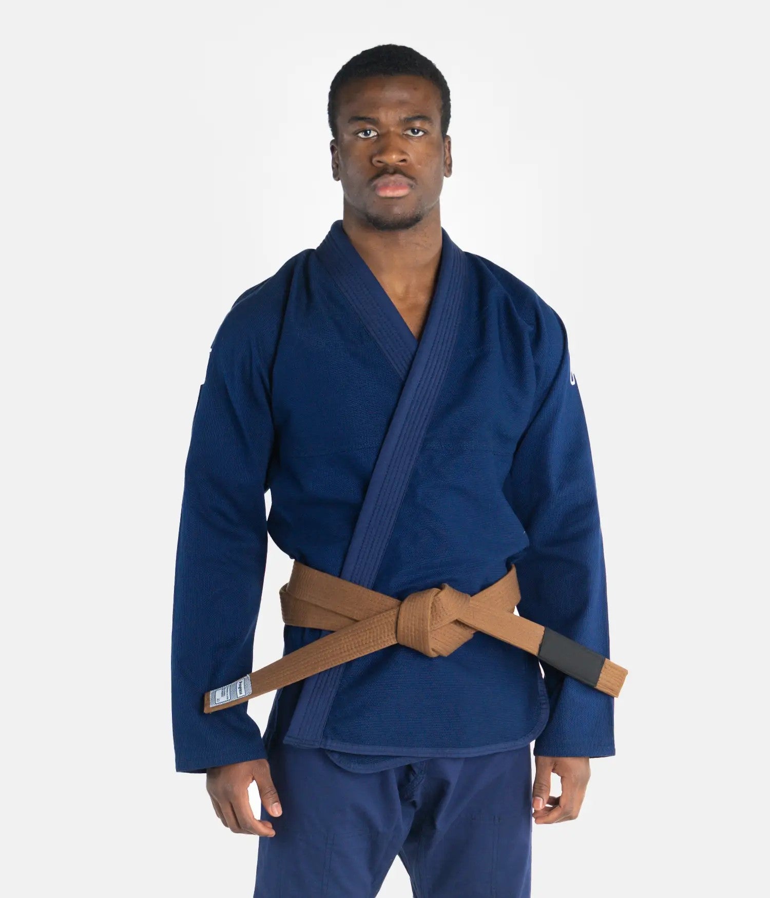 Progress Kimono/Gi BJJ Męskie The Academy Granatowe + biały pas w komplecie