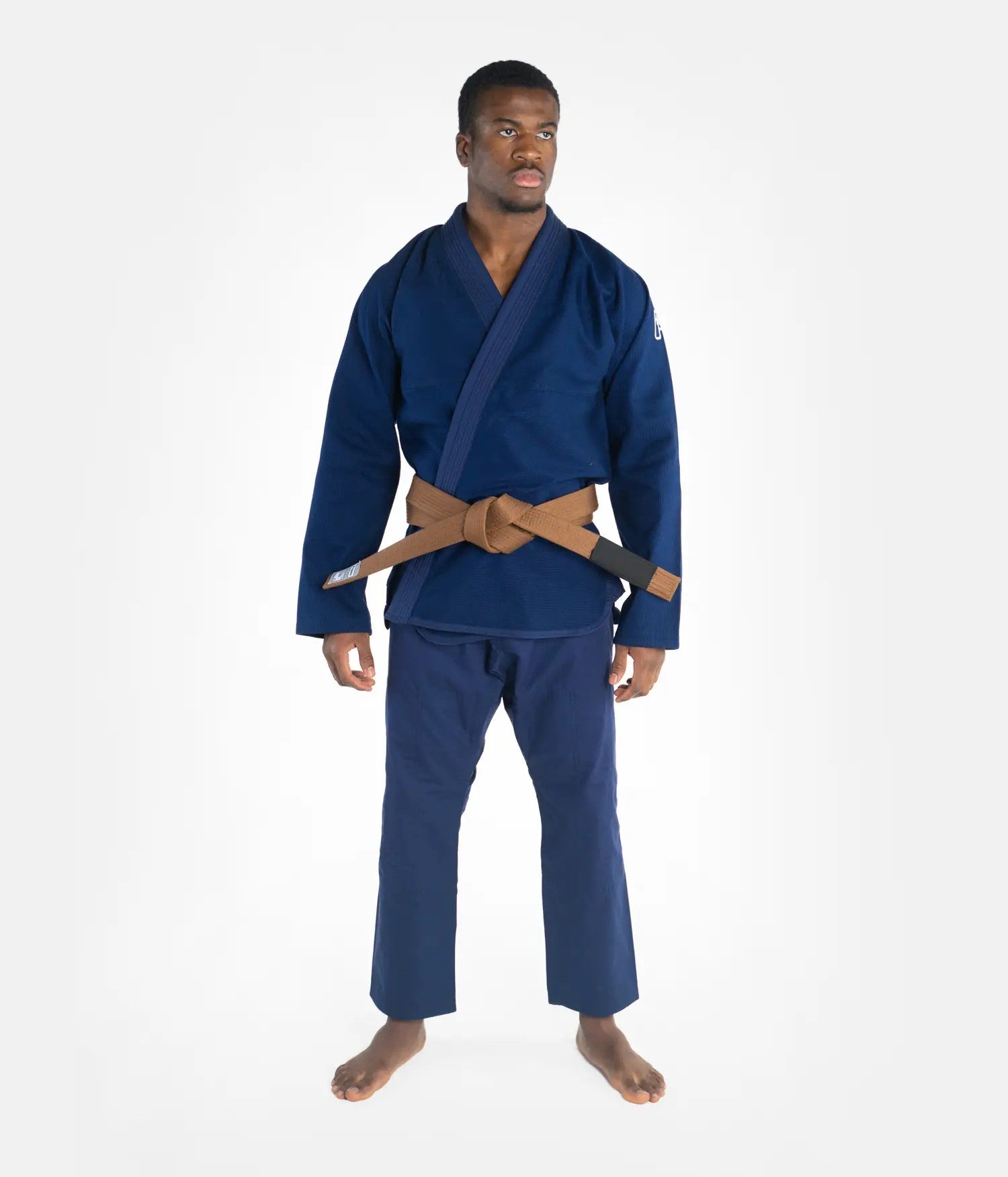 Progress Kimono/Gi BJJ Męskie The Academy Granatowe + biały pas w komplecie