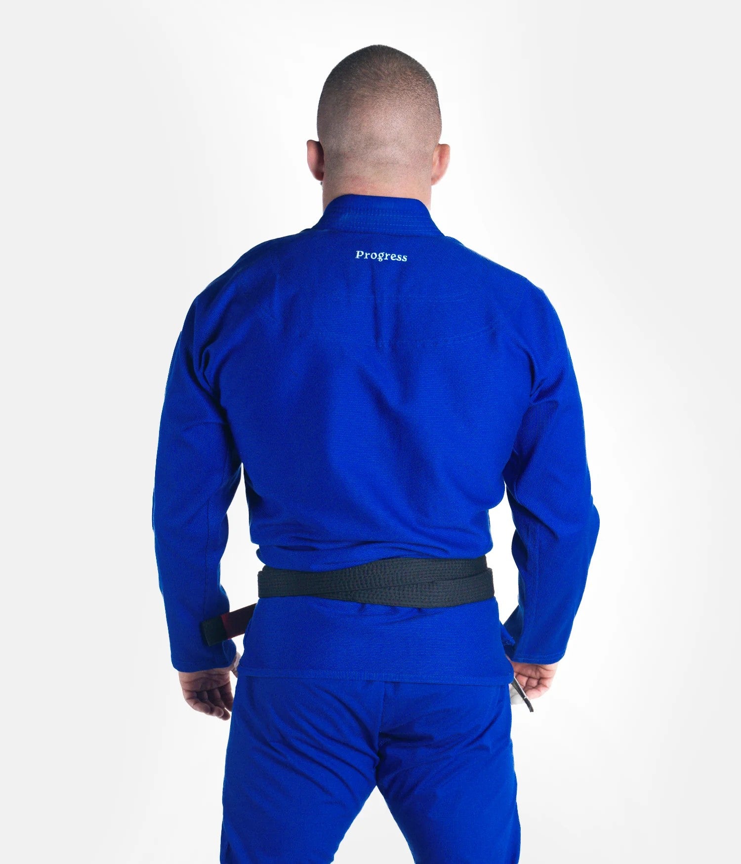 Progress Kimono/Gi BJJ Męskie The Academy Niebieskie + biały pas w komplecie