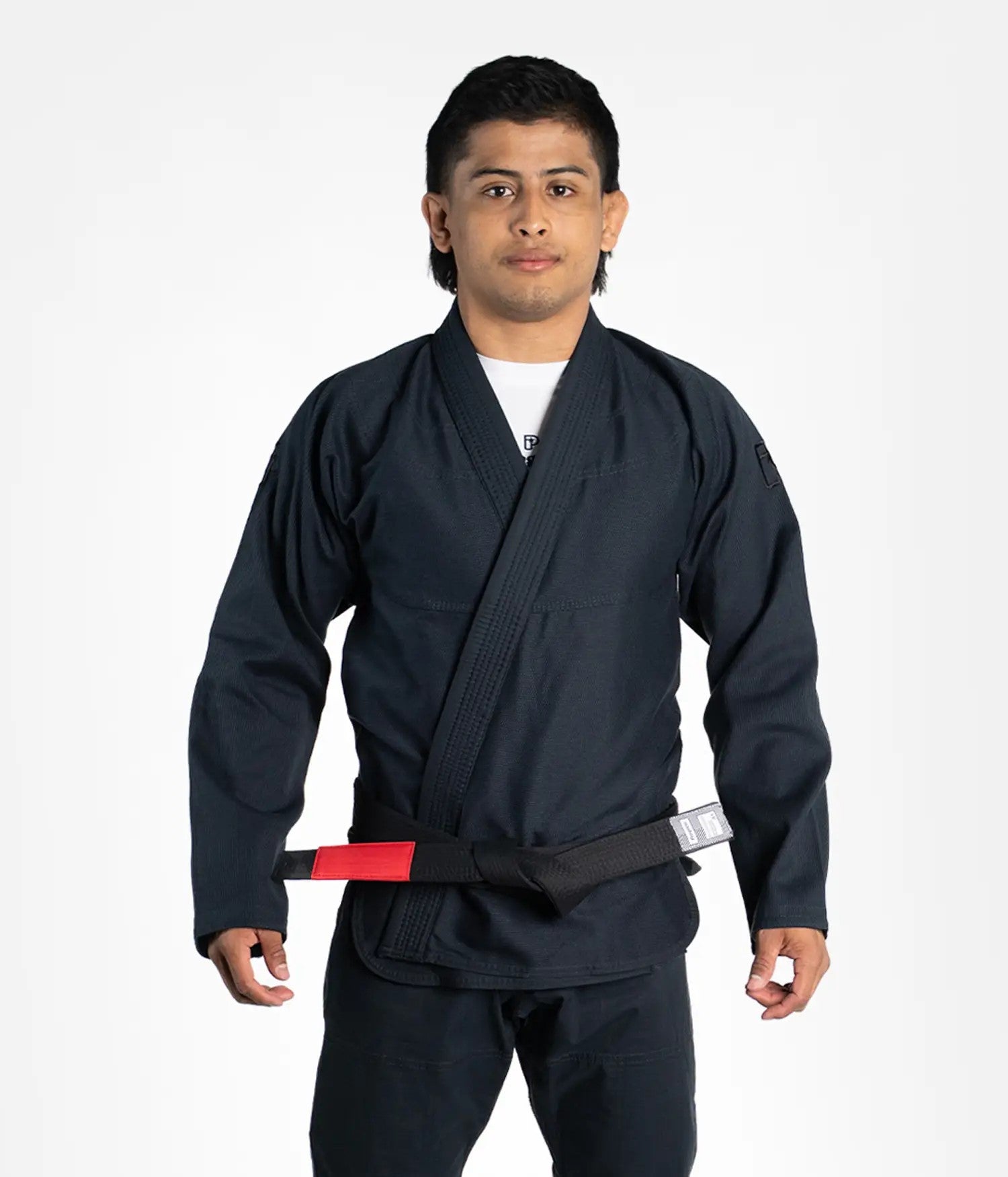 Progress Kimono/Gi BJJ Męskie The Academy Szare + biały pas w komplecie
