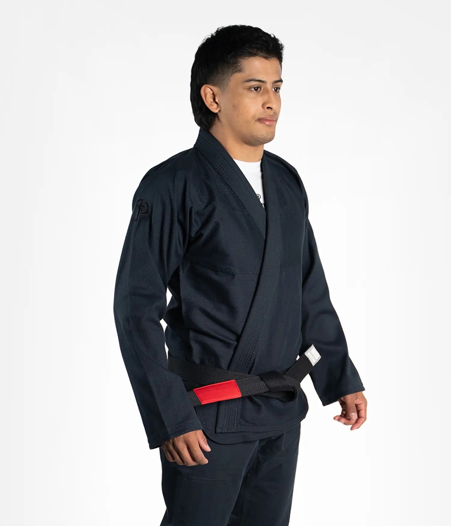 Progress Kimono/Gi BJJ Męskie The Academy Szare + biały pas w komplecie