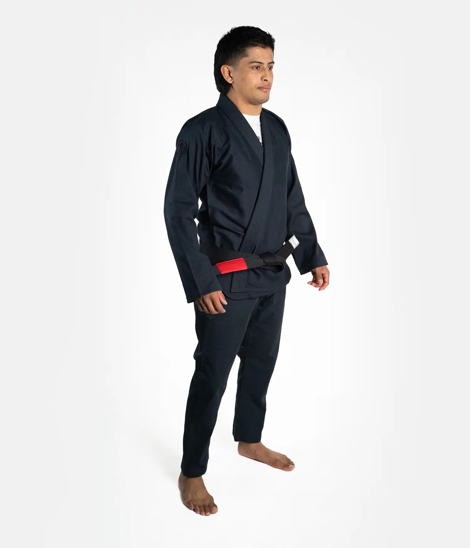 Progress Kimono/Gi BJJ Męskie The Academy Szare + biały pas w komplecie
