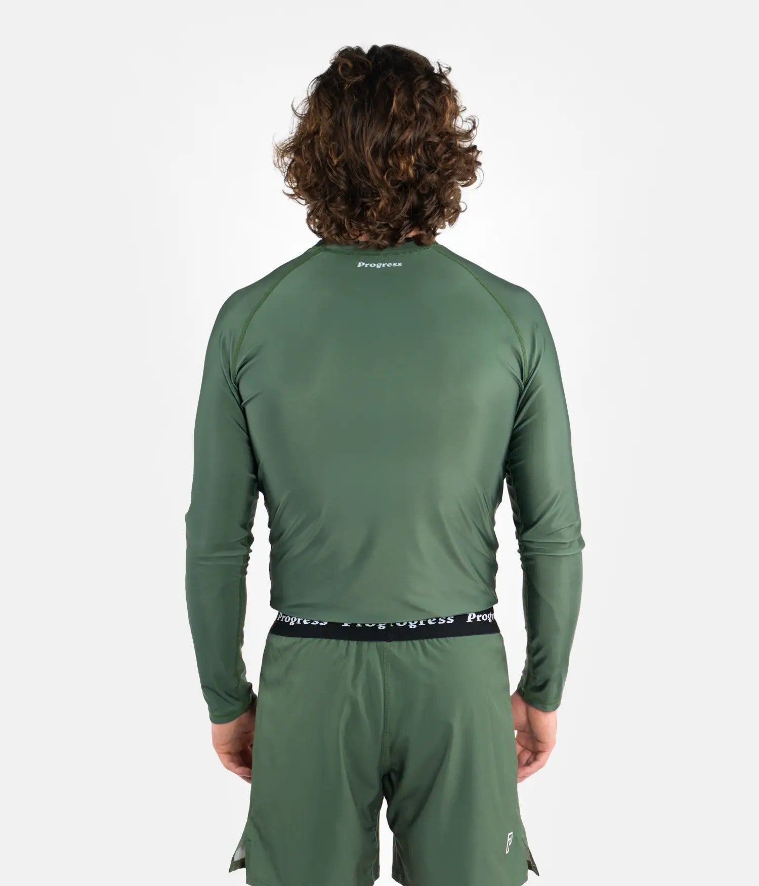 Progress Rashguard Męski Długi Rękaw Academy Khaki