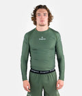 Progress Rashguard Męski Długi Rękaw Academy Khaki