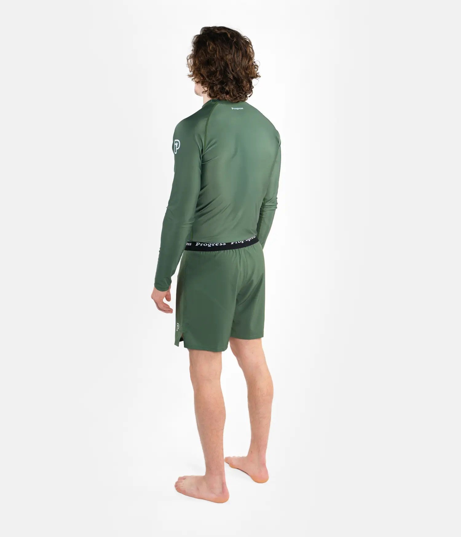 Progress Rashguard Męski Długi Rękaw Academy Khaki
