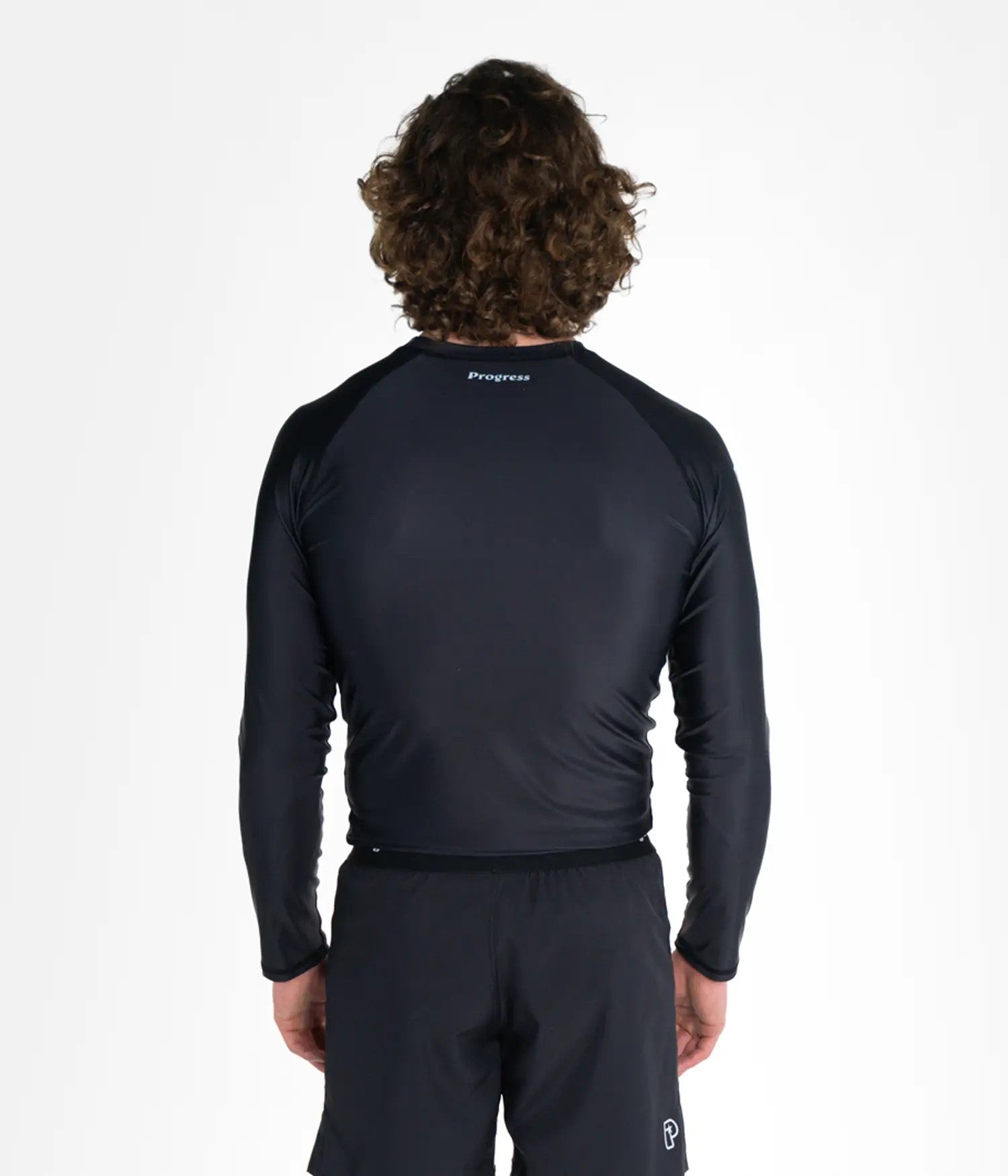 Progress Rashguard Męski Długi Rękaw Academy Czarny