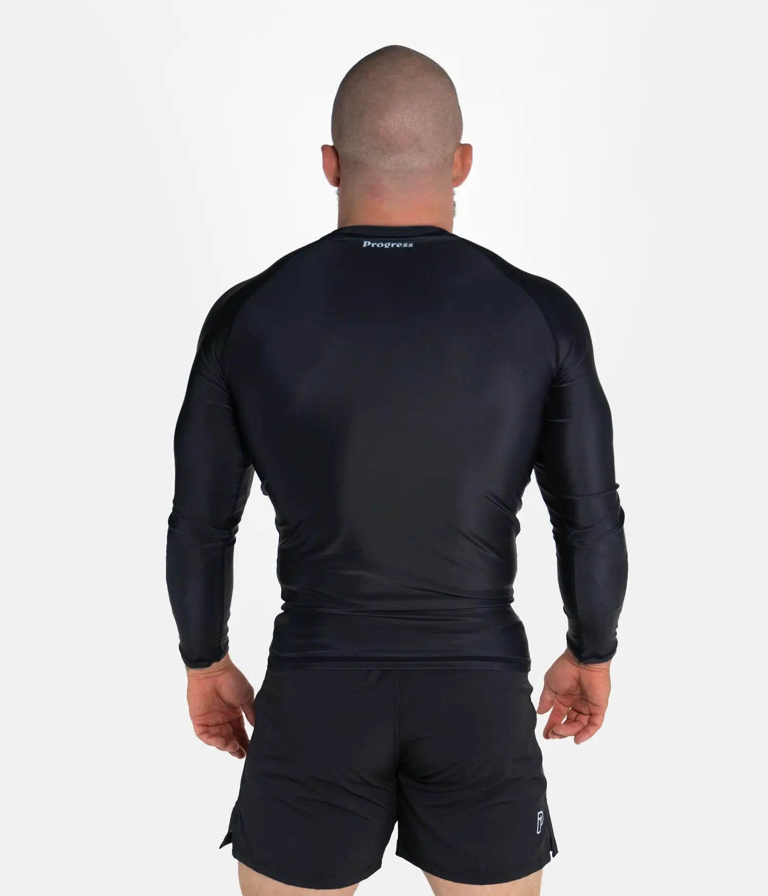 Progress Rashguard Męski Długi Rękaw Academy Czarny