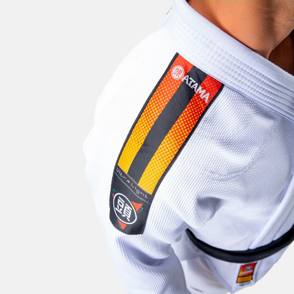Atama Kimono/Gi Męskie BJJ Ultra Light Sunset Białe