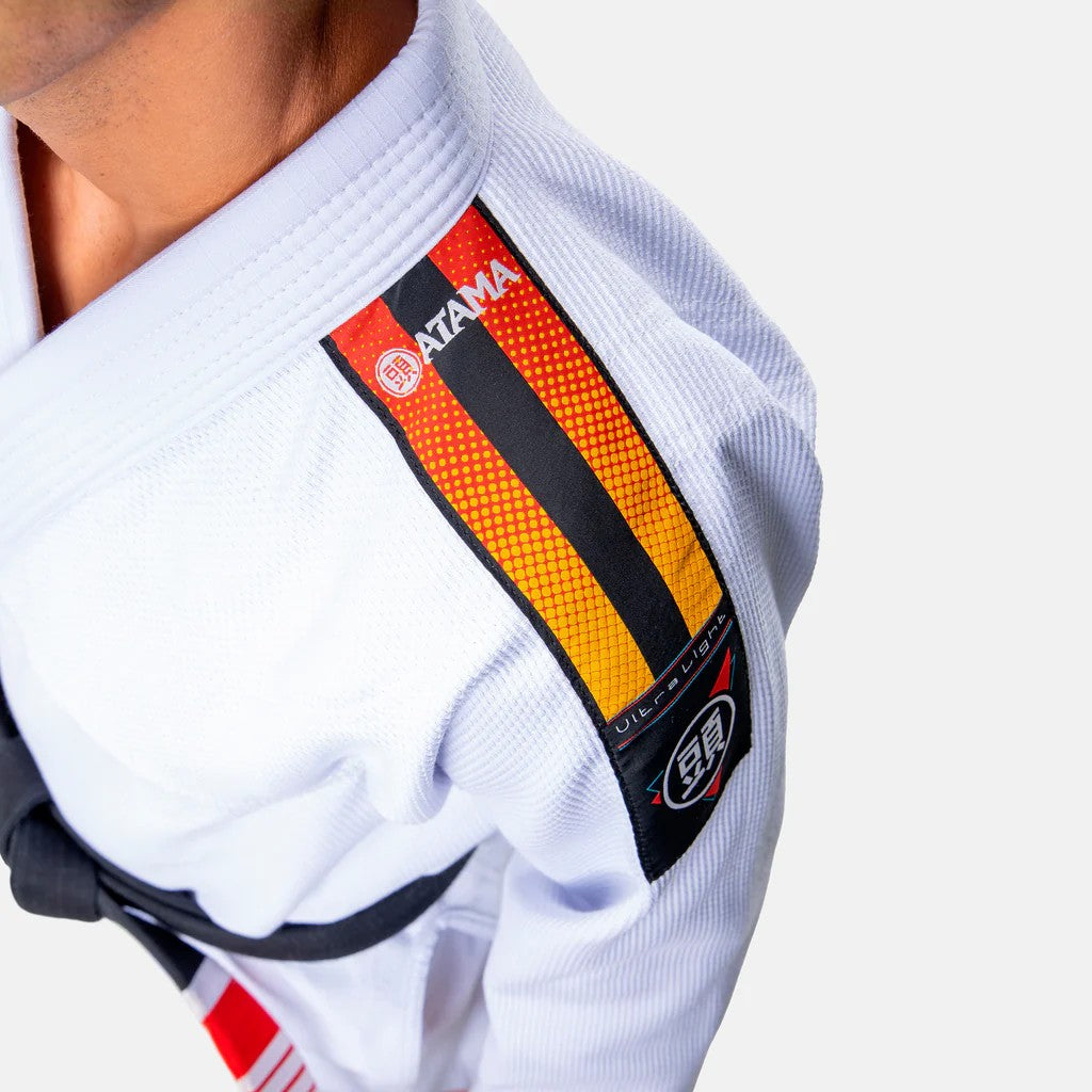 Atama Kimono/Gi Męskie BJJ Ultra Light Sunset Białe