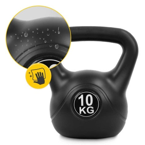4FIZJO Kettlebell Bitumiczny 10kg - 12kg