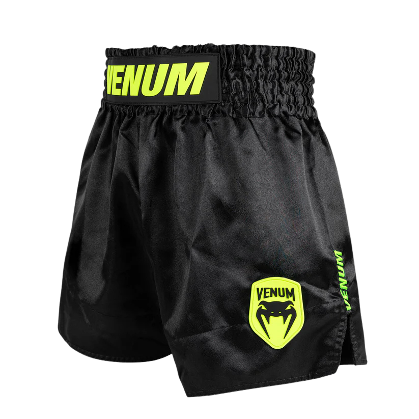 Venum Spodenki Muay Thai Classic Evo Czarne/Neon