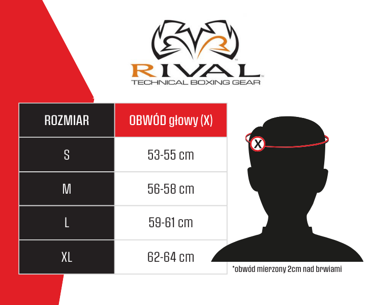 Rival Kask Bokserski RHG-Guerrero Biały