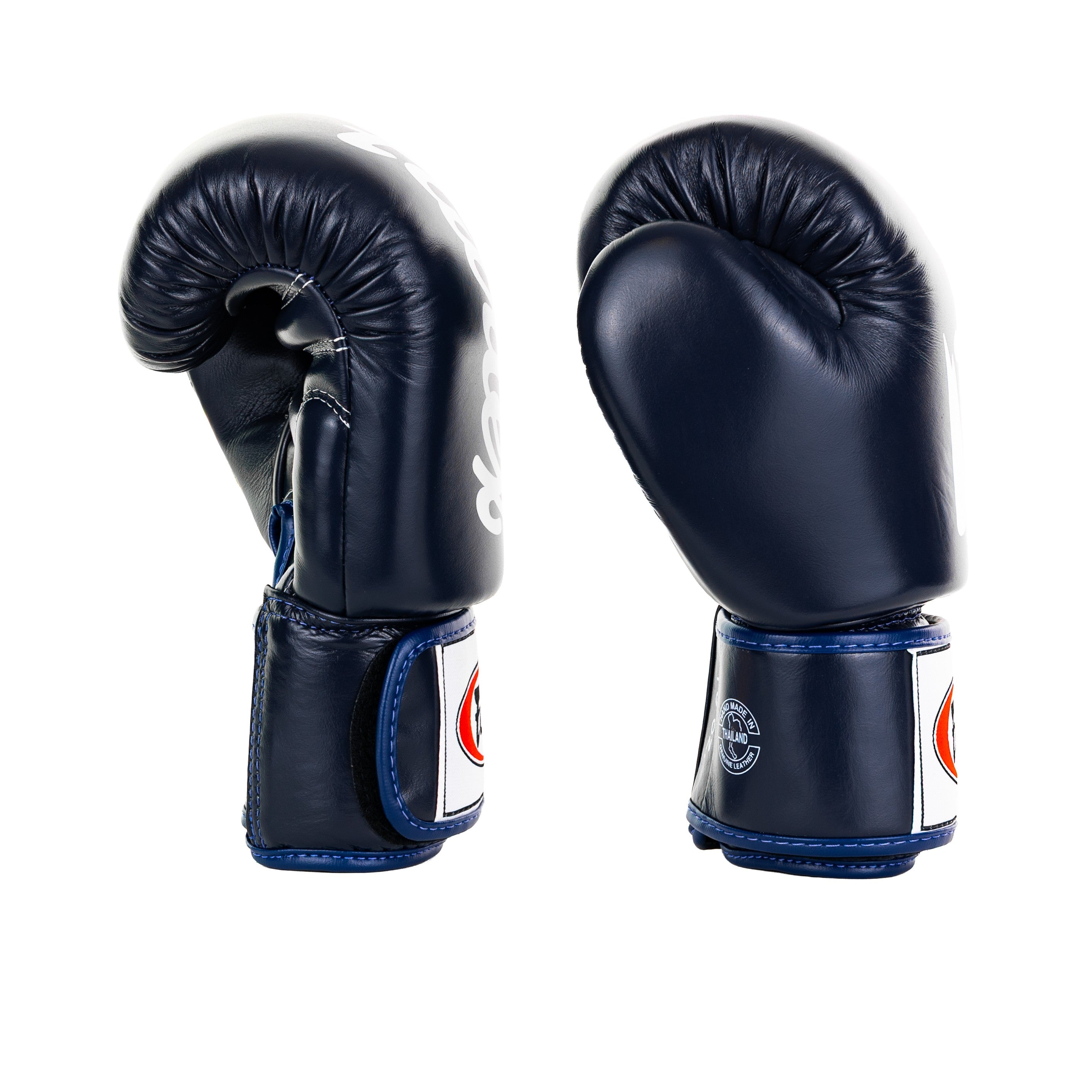 Fairtex Rękawice Bokserskie ze skóry naturalnej BGV19 Granatowe