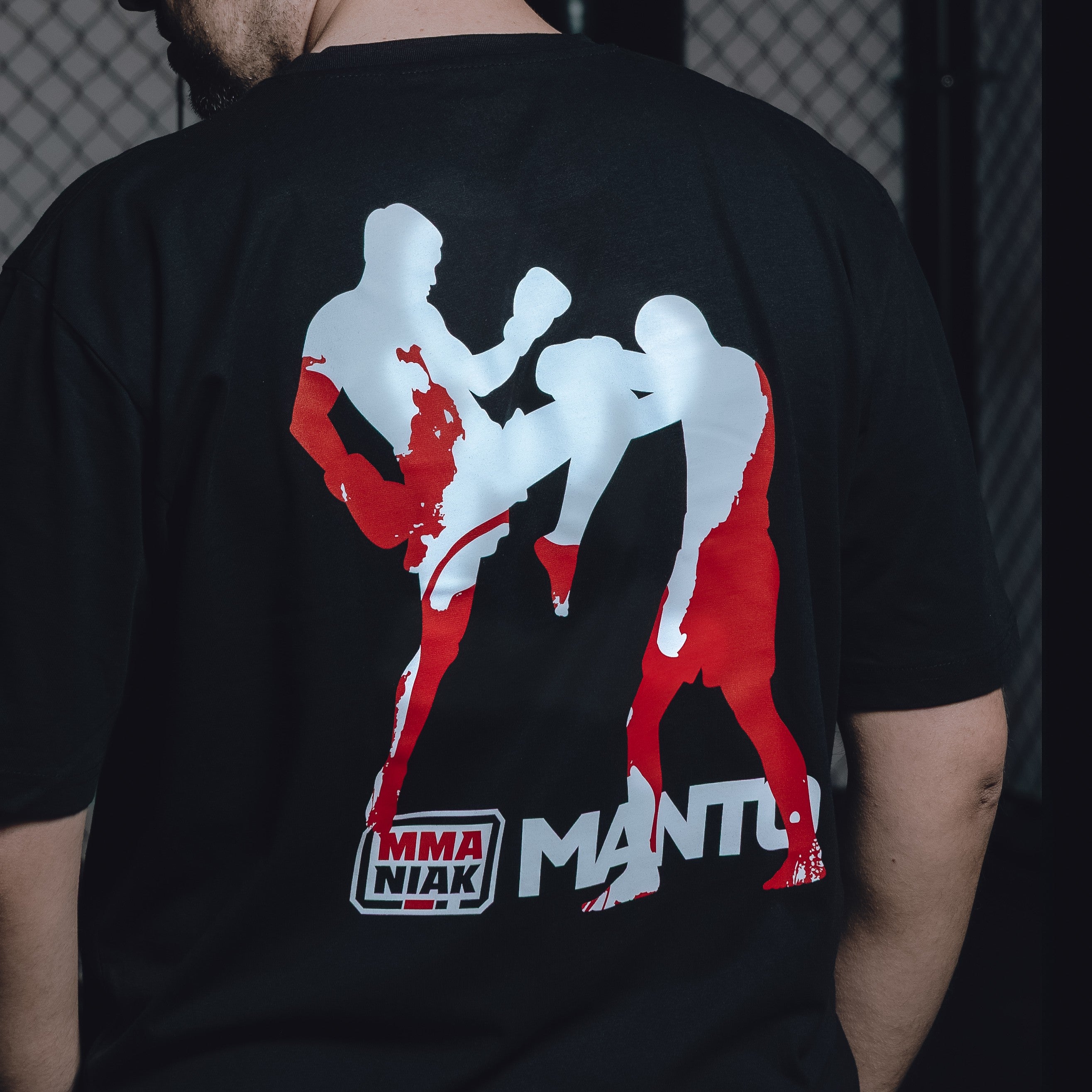 Limitowana koszulka MMAniak x Manto Czarna