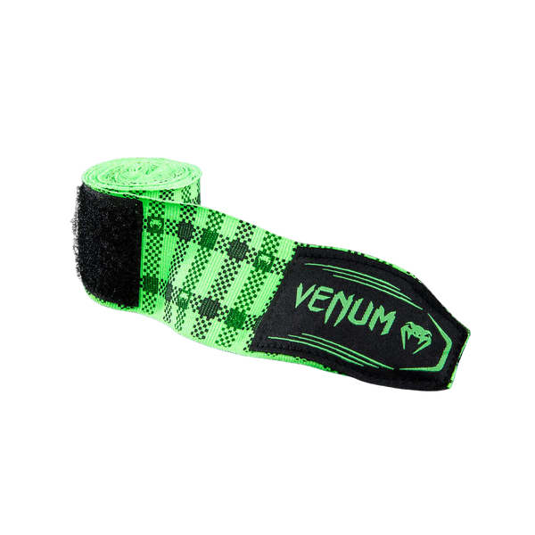 Venum Bandaże bokserskie Tartan Zielone 4m
