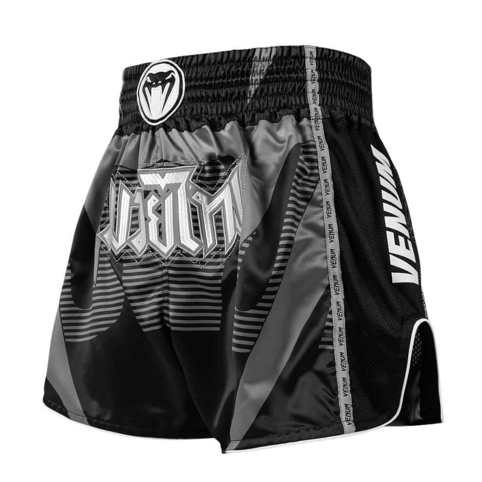 Venum Spodenki Muay Thai Adrenaline Czarne/Srebrne