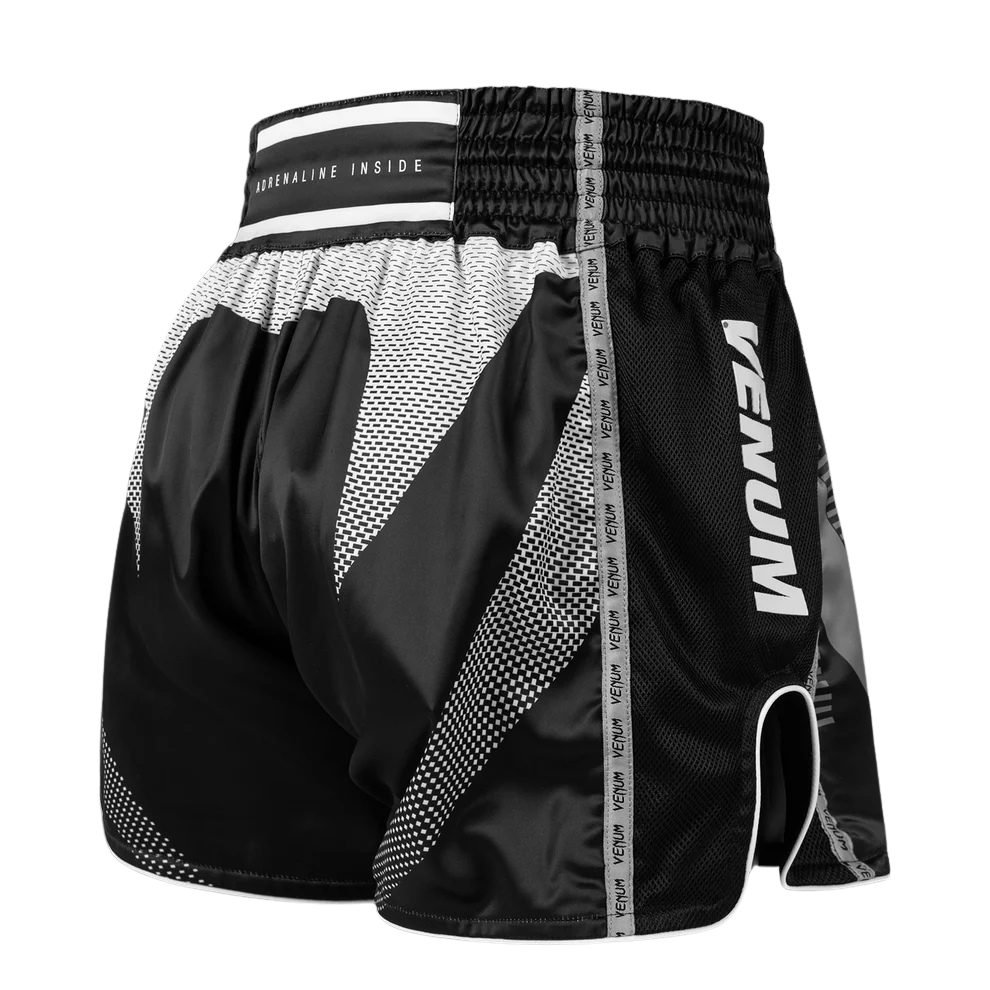 Venum Spodenki Muay Thai Adrenaline Czarne/Srebrne