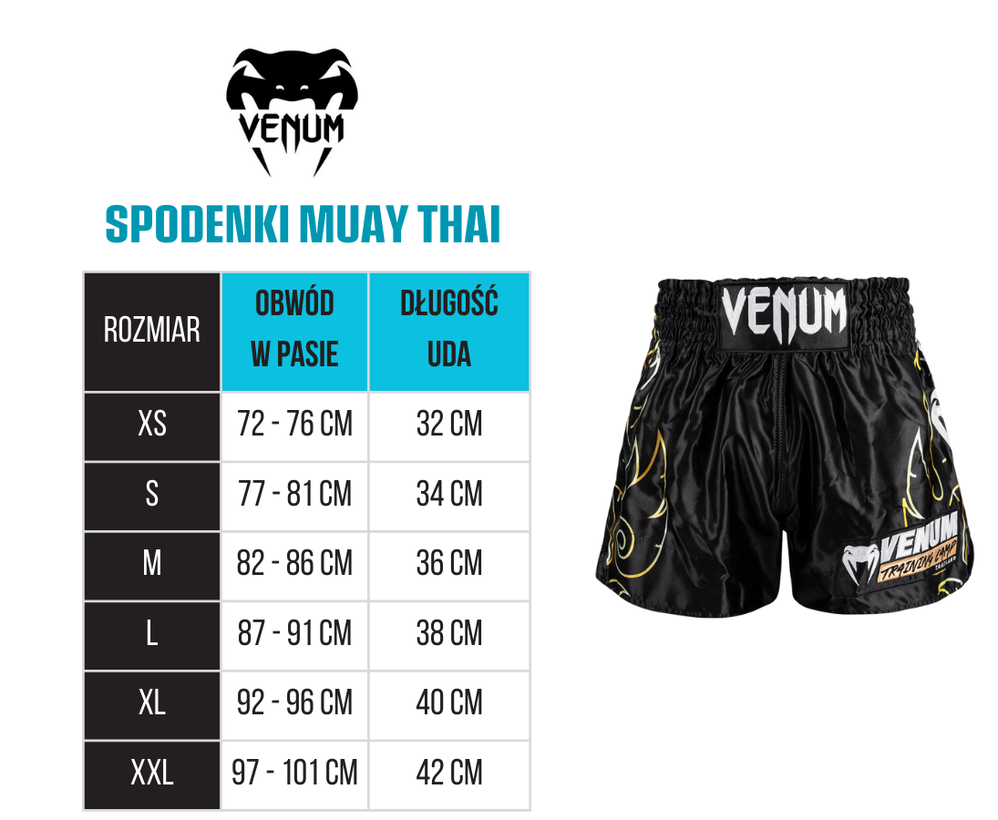 Venum Spodenki Muay Thai Iris Śliwkowe/Białe