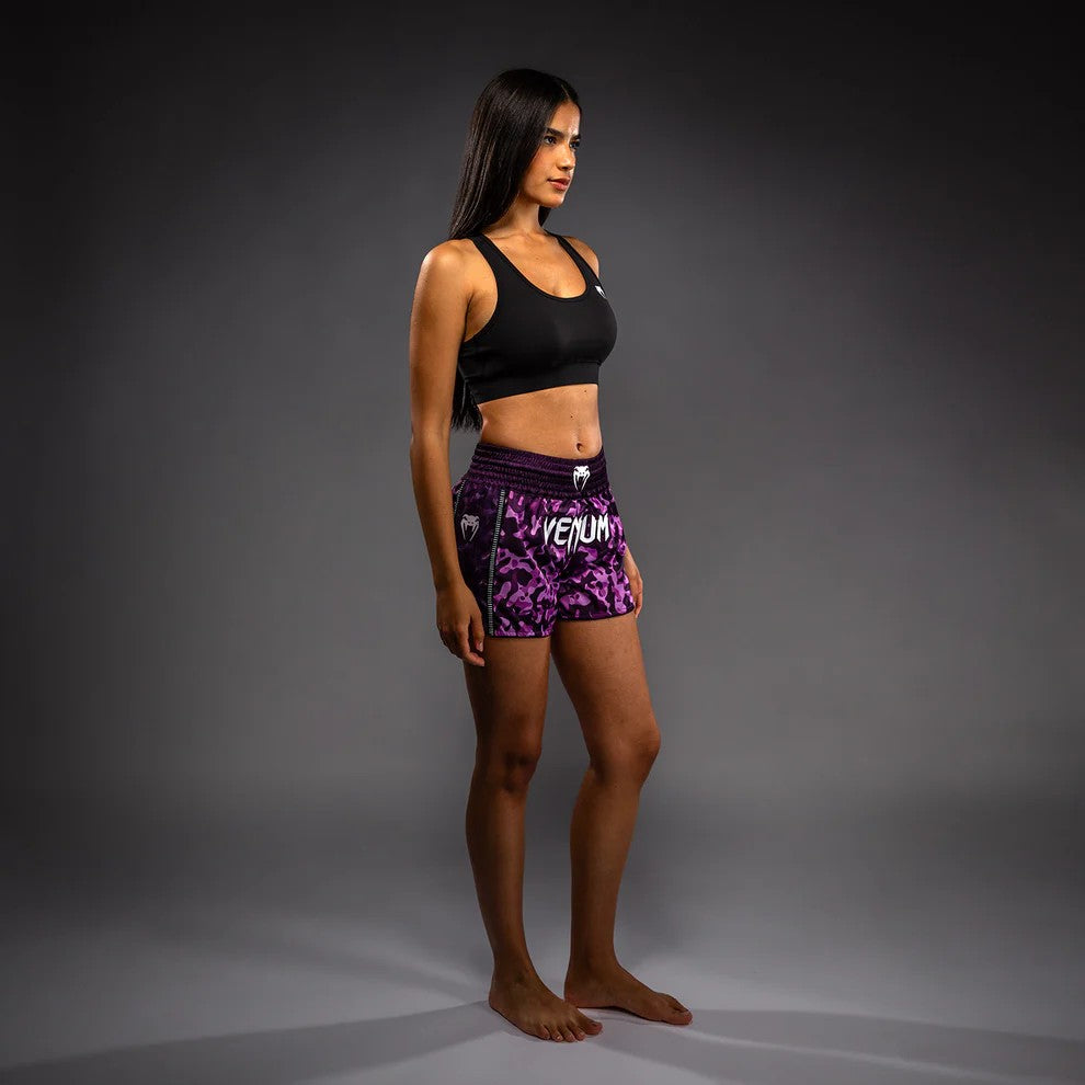 Venum Spodenki Muay Thai Iris Śliwkowe/Różowe