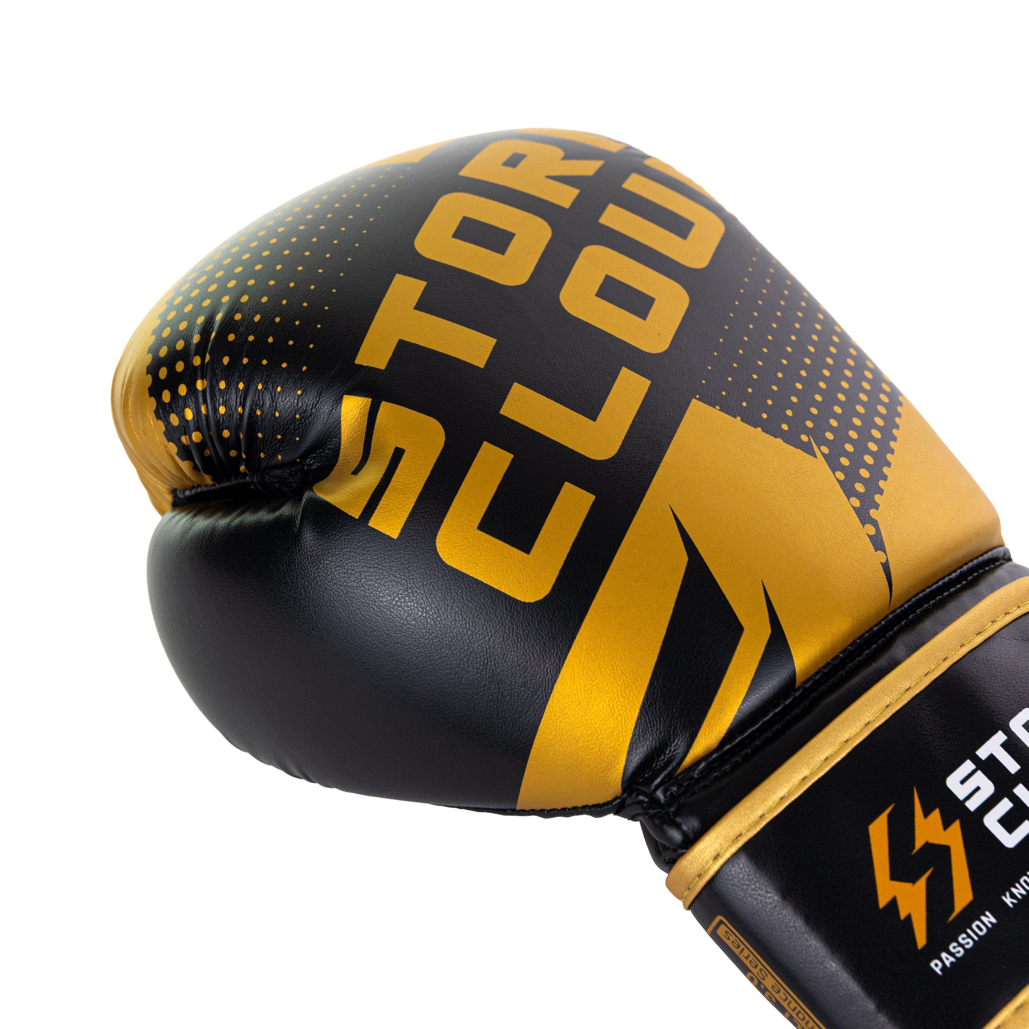 StormCloud Rękawice Bokserskie dla Dzieci Bolt 3.0 Czarne/Złote 6oz