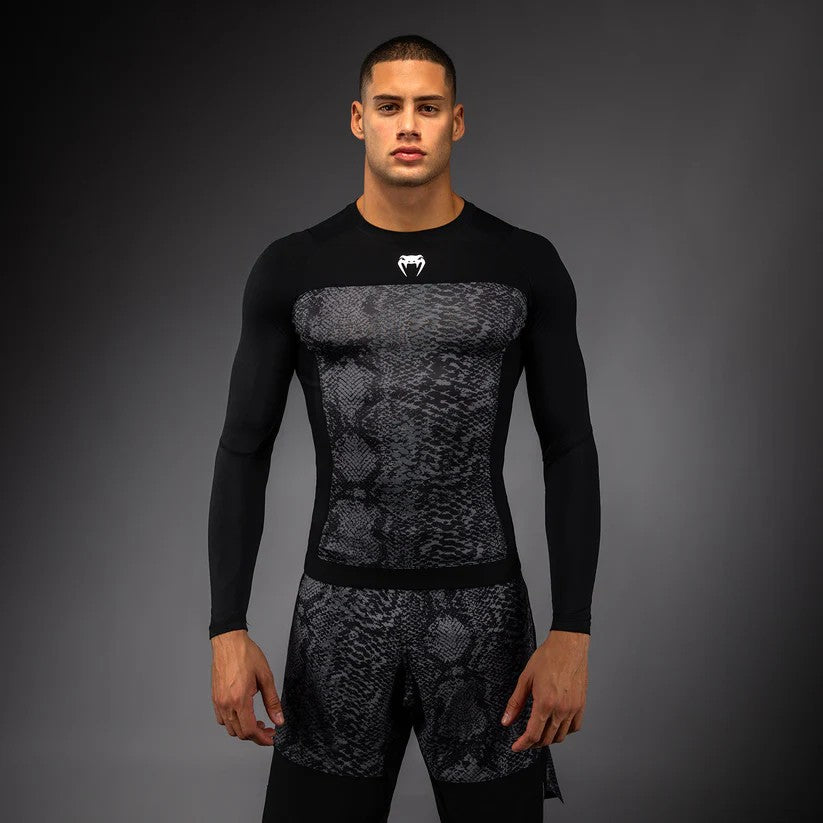 Venum Rashguard Męski Długi Rękaw G-Fit Scales Czarny