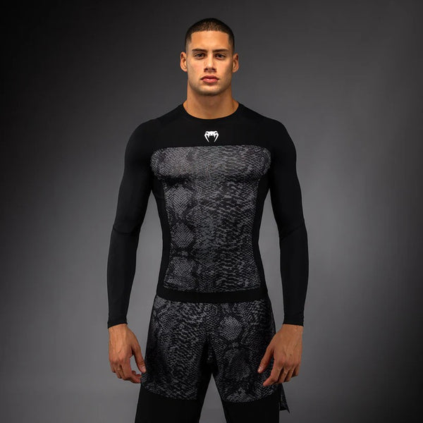 Venum Rashguard Męski Długi Rękaw G-Fit Scales Czarny