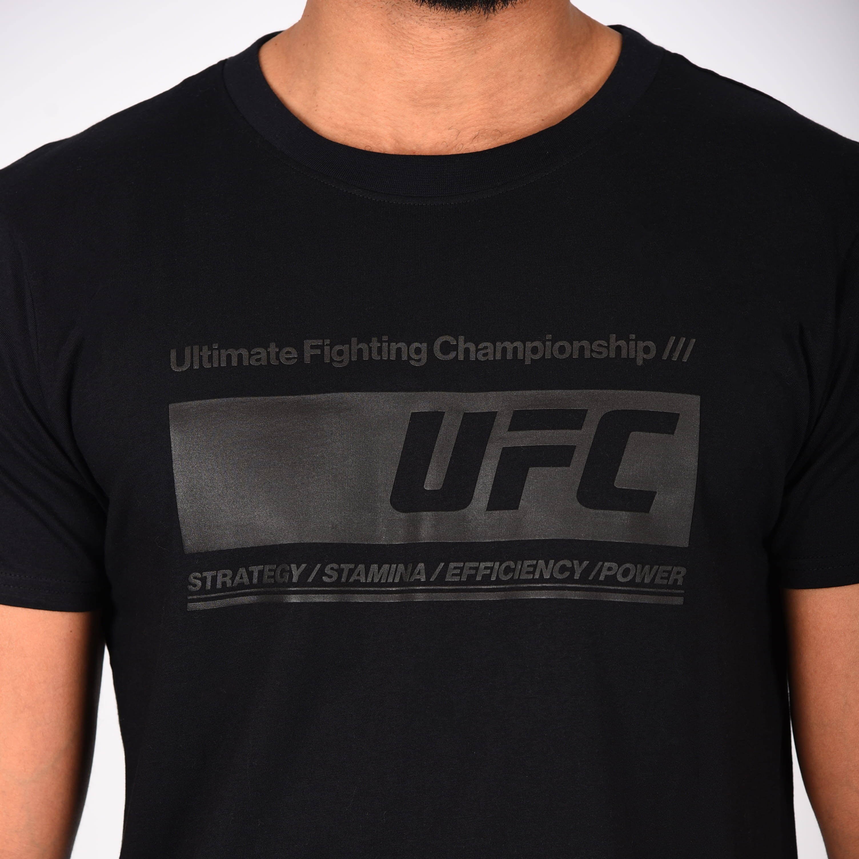 UFC Koszulka Logo Mono Czarna