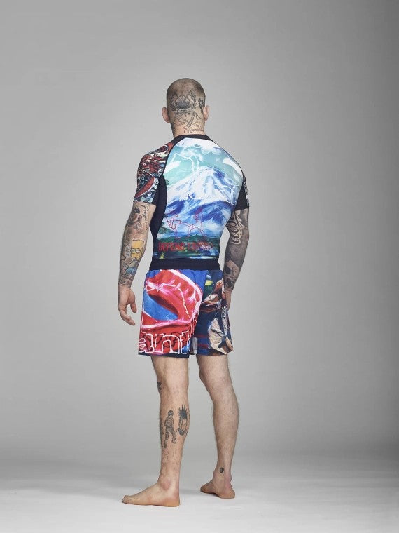 MANTO Rashguard Męski Krótki Rękaw IVO